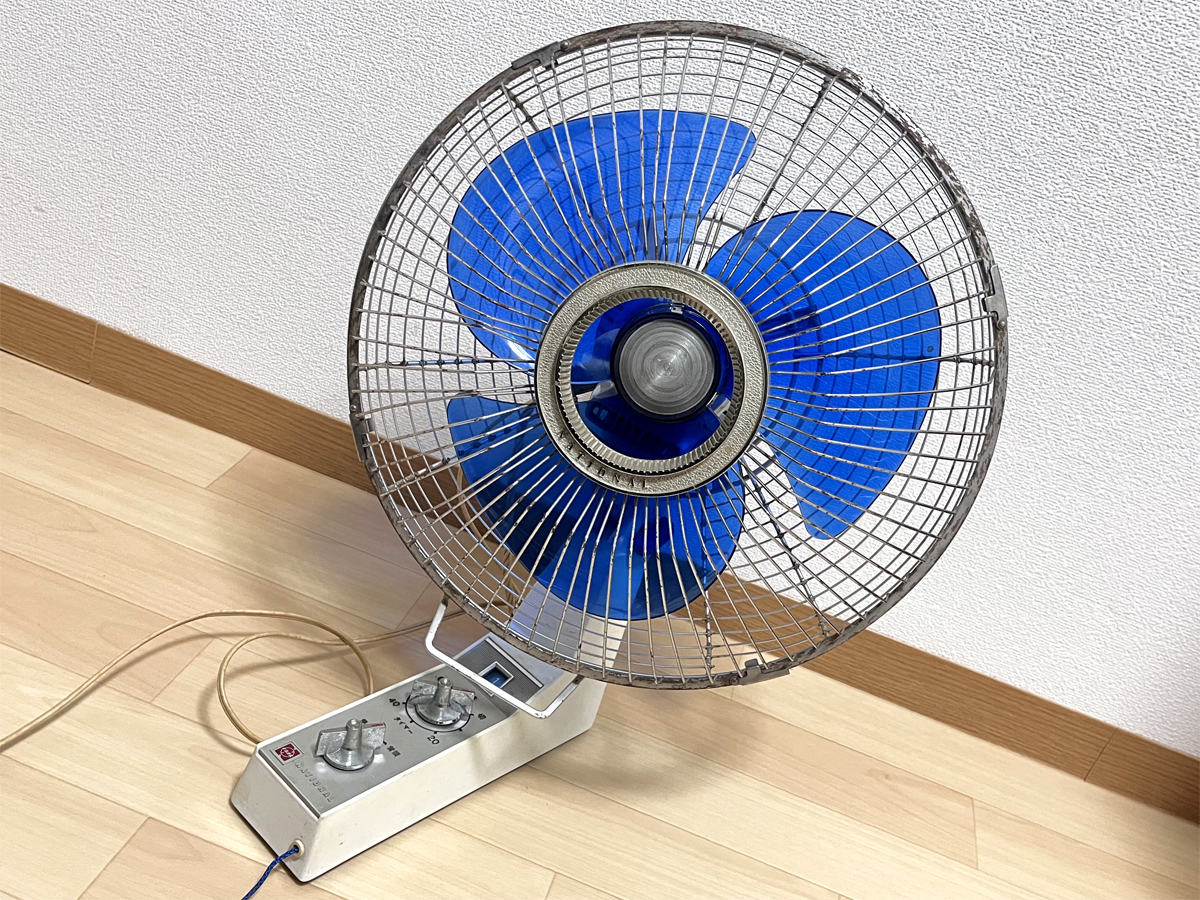 Yahoo!オークション - National F-30UH 壁掛扇風機 3枚羽根 首振 羽根