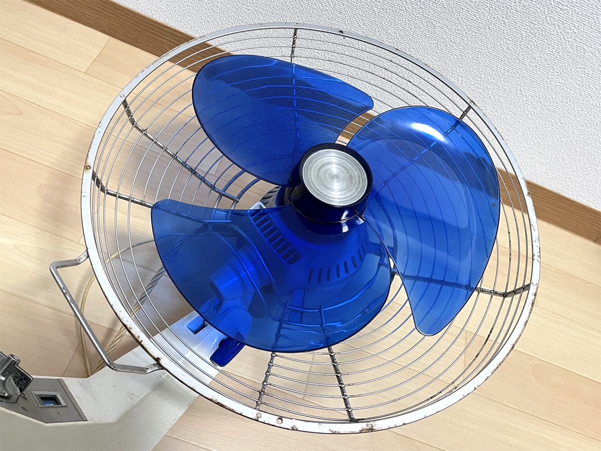 Yahoo!オークション - National F-30UH 壁掛扇風機 3枚羽根 首振 羽根