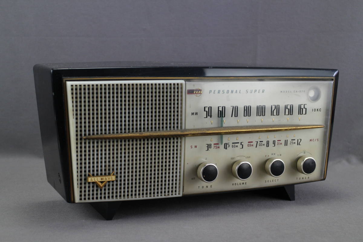 Yahoo!オークション - 昭和レトロ ナショナル 真空管ラジオ MODEL EA-3