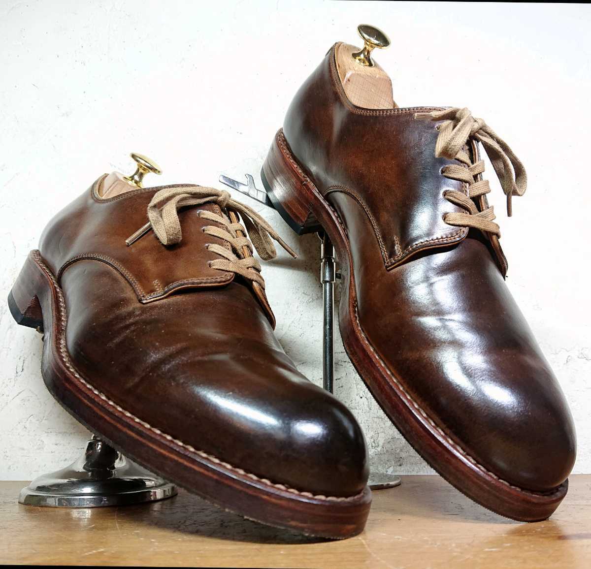 日本製 MOTO/モト 2100 コードバン プレーントゥ オックスフォード