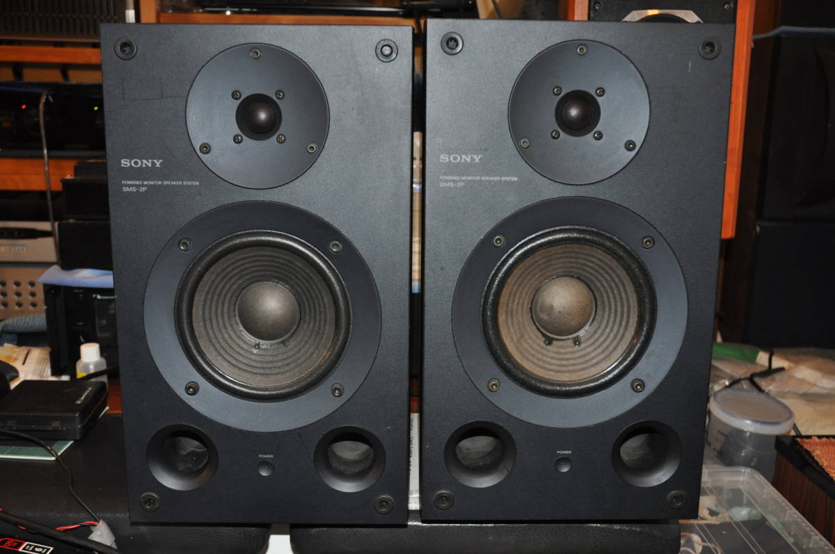Yahoo!オークション - SONY SMS-2P パワード・モニタースピーカー