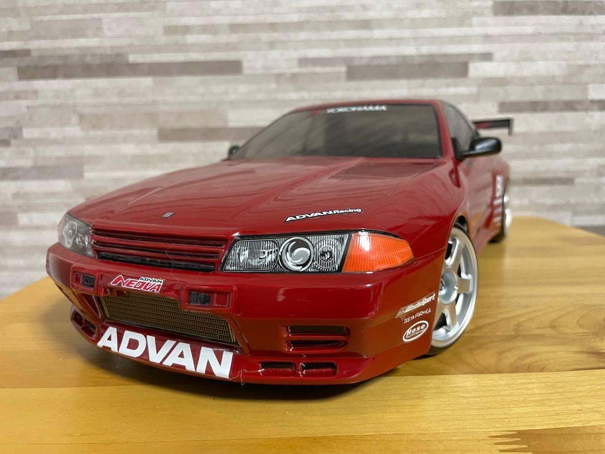 タミヤ 日産 スカイライン GT-R ( R32 ) 1/10 ラジコン ボディワイン