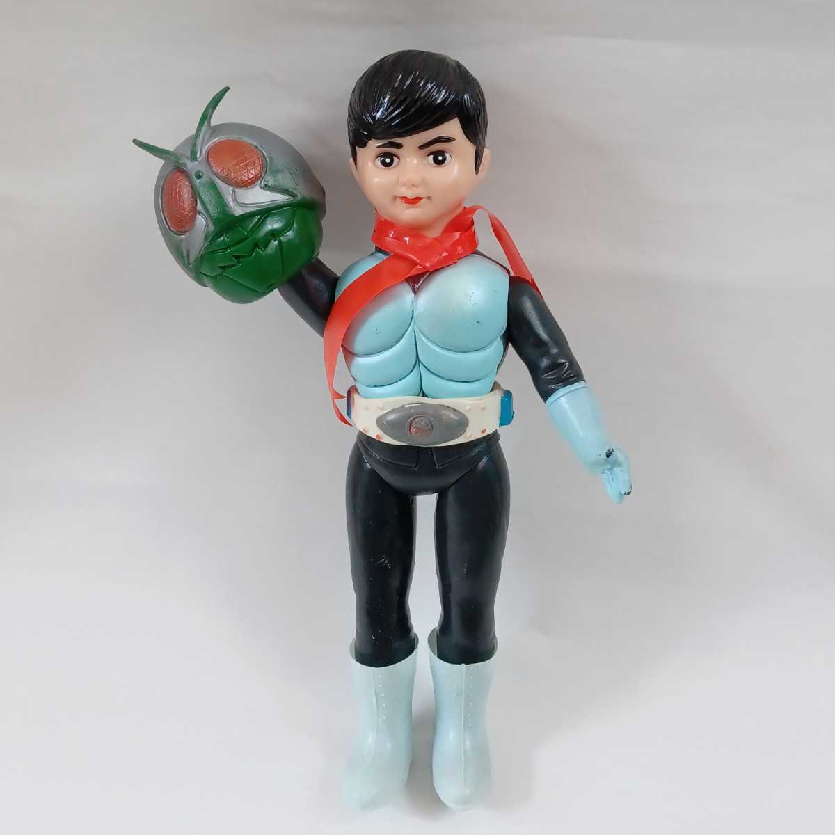 当時物】旧バンダイ 仮面ライダー1号 ソフビ 15cm 当時物】旧バンダイ