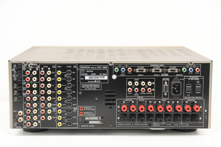 Yahoo!オークション - DENON デノン AVC-2890 AVアンプ リモコン付