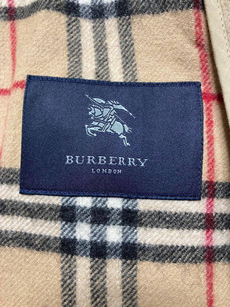 国内正規品 BURBERRY バーバリー カシミヤ混 羊毛 ウールコート