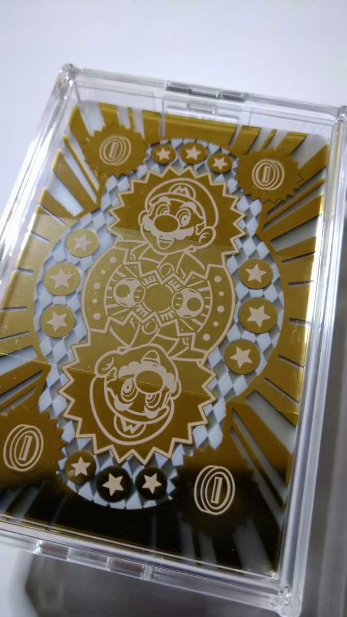 クラブニンテンドー プレミアム マリオ トランプ スケルトン 金