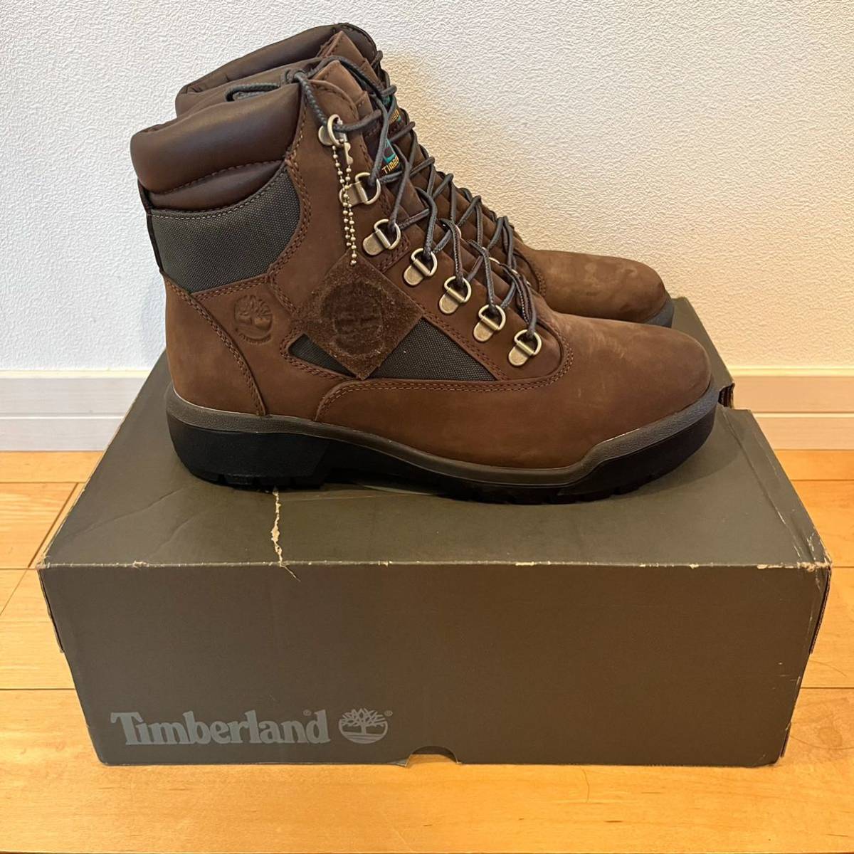 Yahoo!オークション - 新品 Timberland field boots beef & broccoli