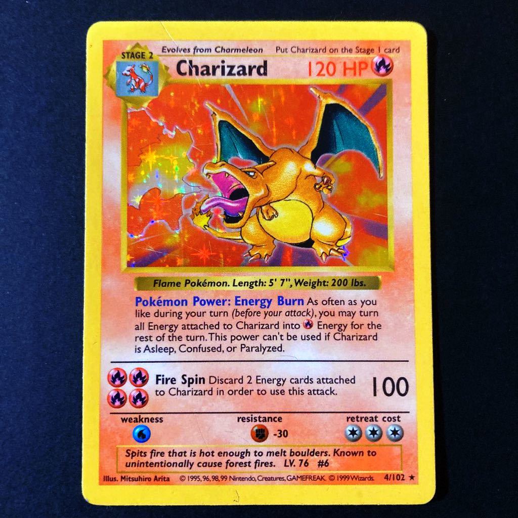 Yahoo!オークション - 英語版 リザードン 旧裏面 初版 ポケカ ポケモン