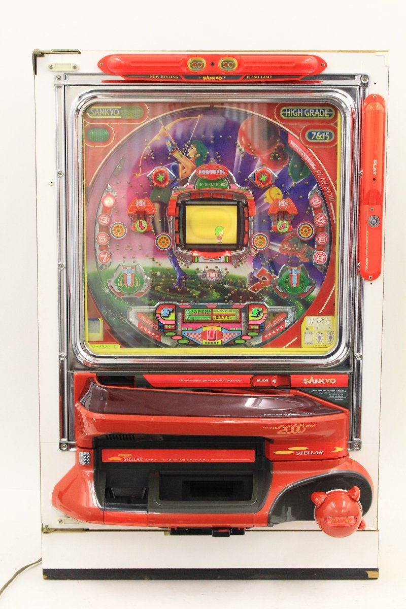 Yahoo!オークション - パチンコ実機 SANKYO フィーバーパワフルⅢ 3代