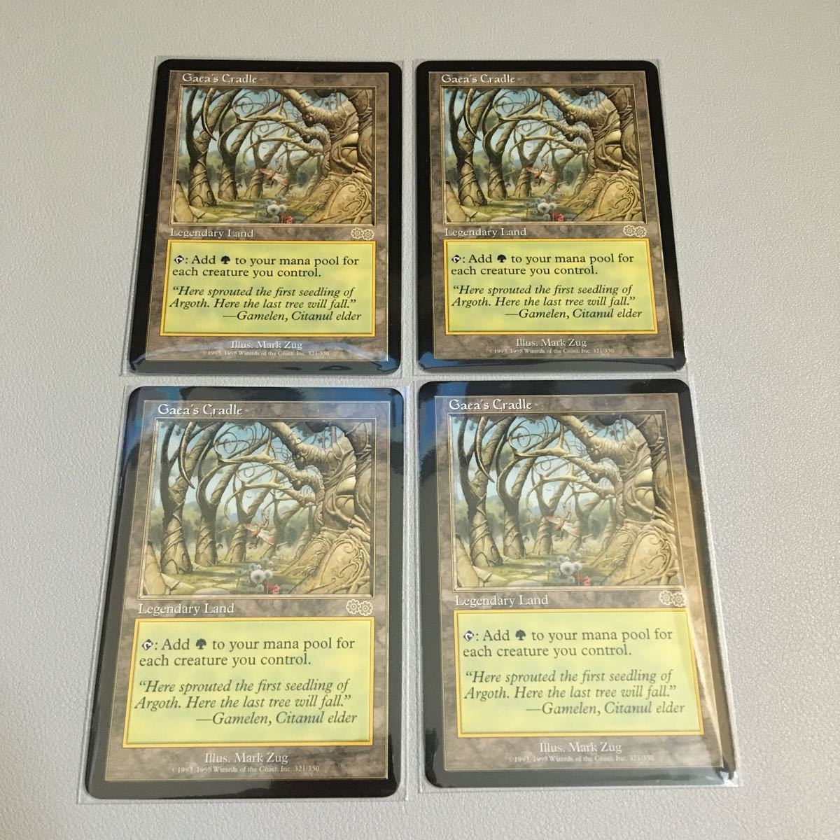 Yahoo!オークション - MTG ガイアの揺籃の地 プロキシ4枚セット