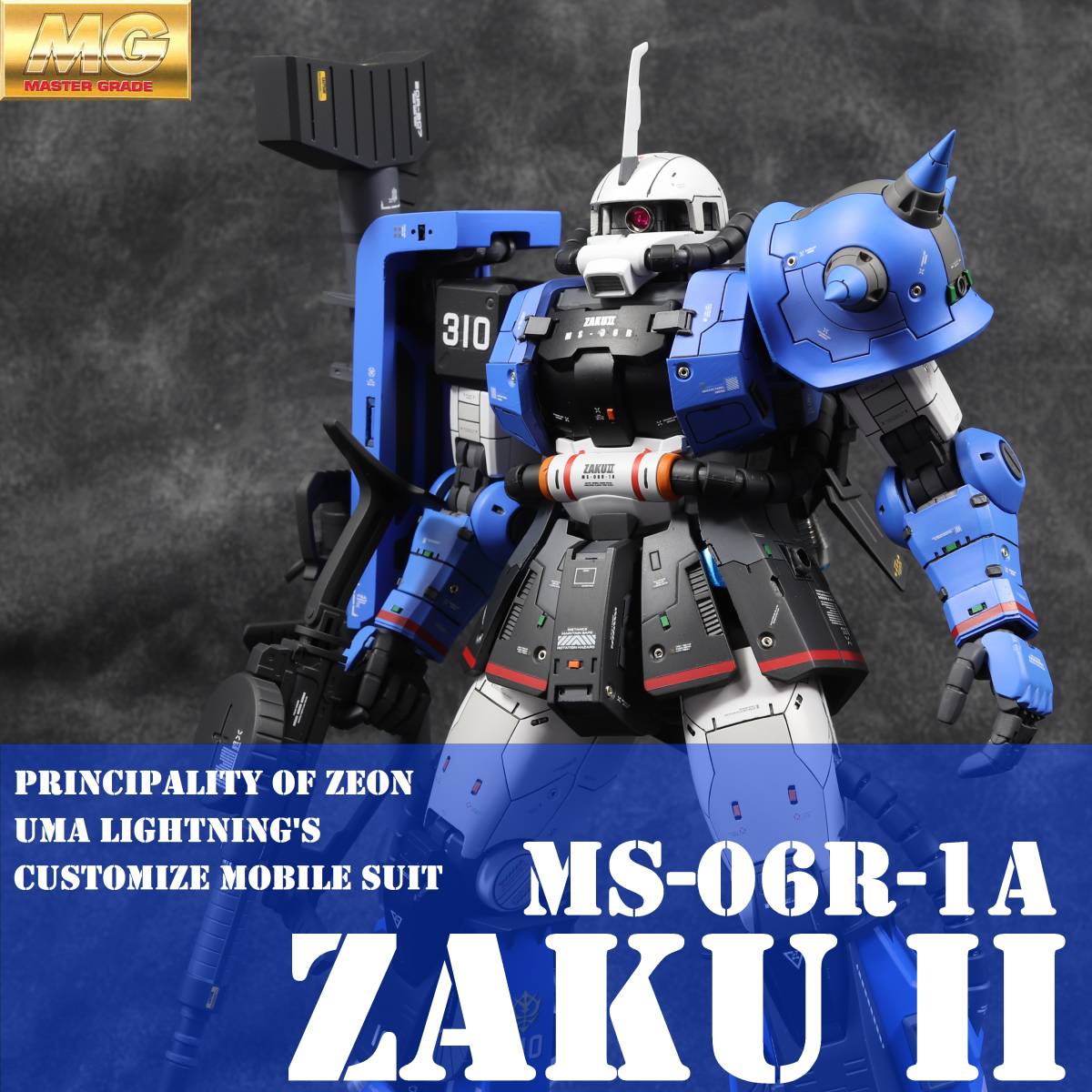 Yahoo!オークション - MG 1/100 MS-06R-1A ZAKU II 高機動型ザクII 2.0