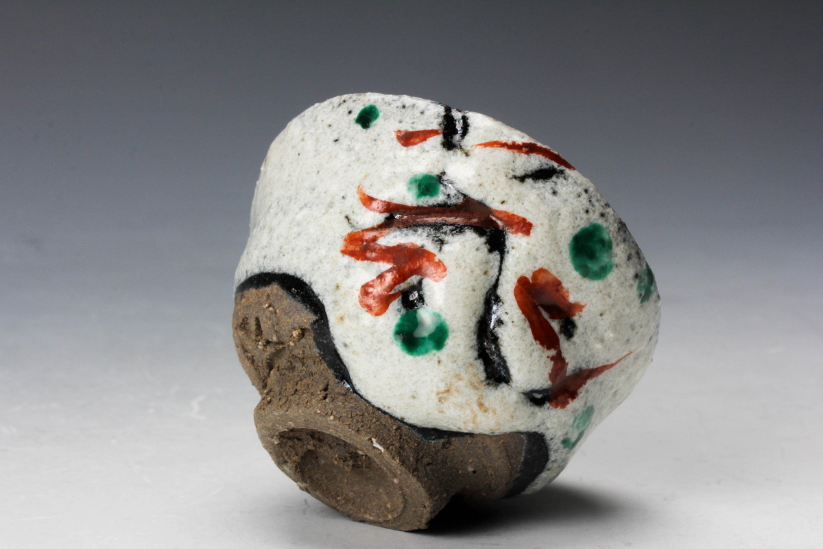 Yahoo!オークション - 人間国宝 清水卯一 最上位作 蓬莱掛分赤絵花盃