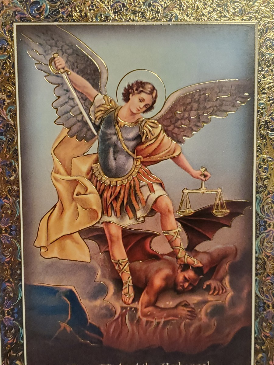 大天使ミカエル壁掛け板絵｜Yahoo!フリマ（旧PayPayフリマ）