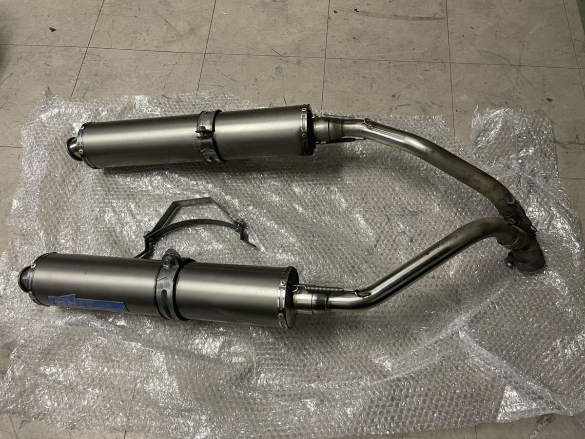 Yahoo!オークション - ホーネット250 tsr 2本出し マフラー サイレンサ
