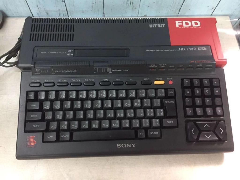 Yahoo!オークション - SONY HITBIT MSX2 HB-F1XD 通電のみ確認（140s）