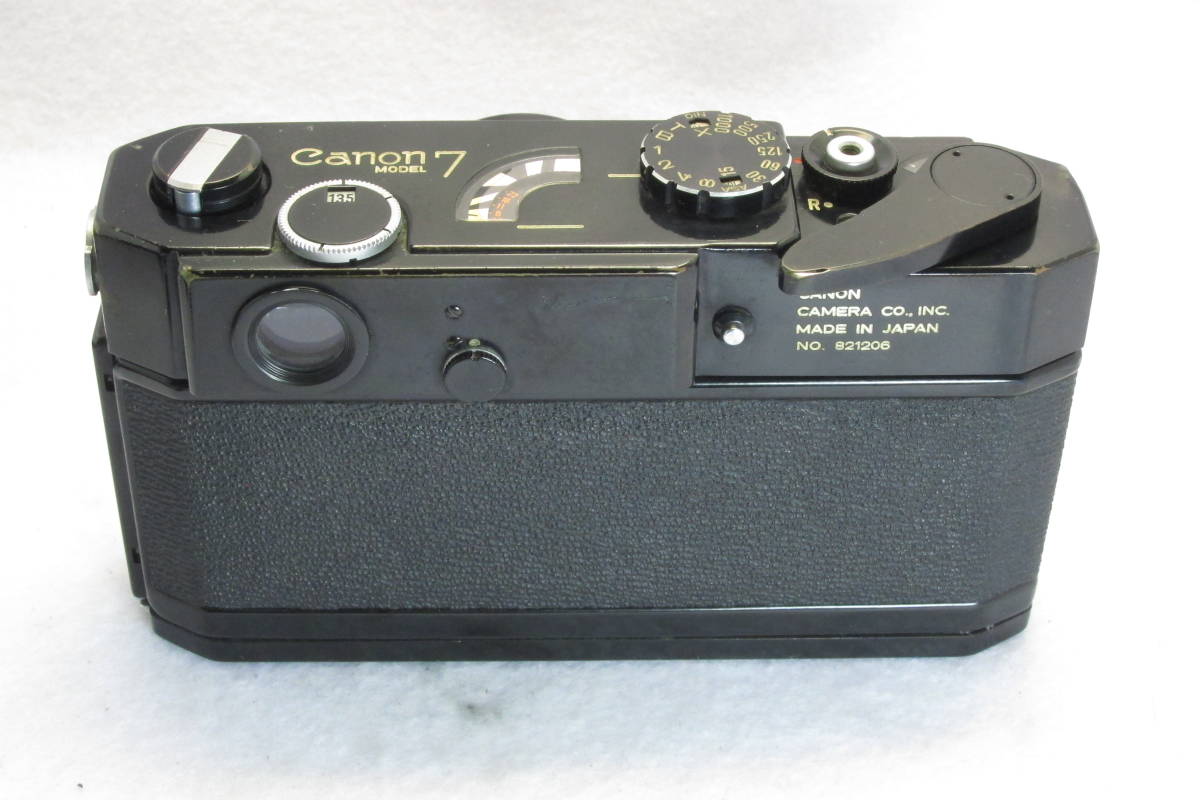 Canon 7 Black キャノン Model 7 キヤノン Canon7 オリジナル ブラック