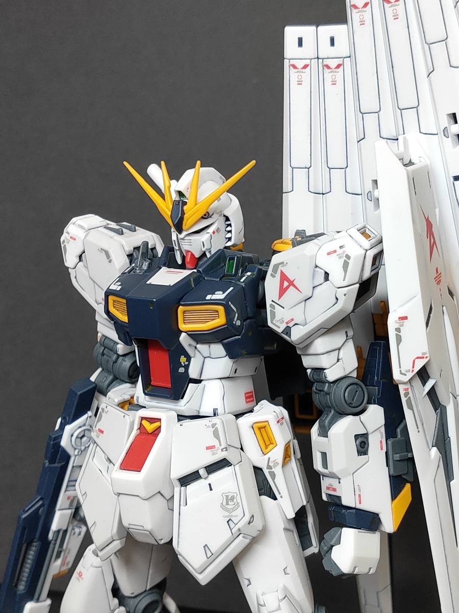 Yahoo!オークション - RG 1/144 νガンダム プチ改修済み完成品 送料無