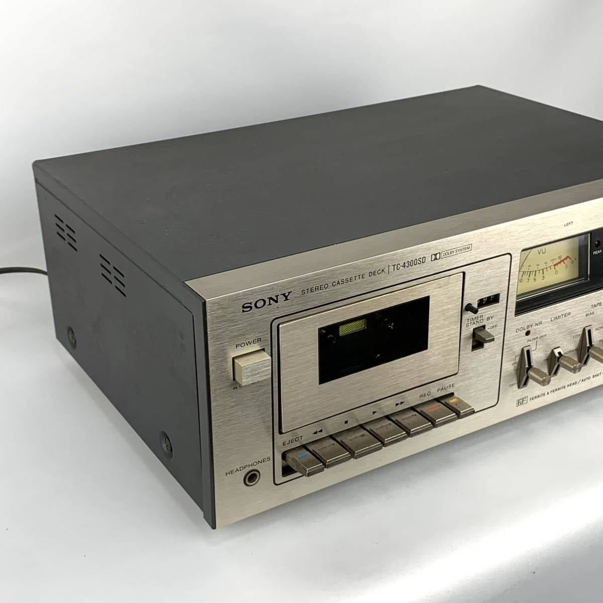 Yahoo!オークション - カセットデッキ SONY TC-4300SD 通電確認 ソニー
