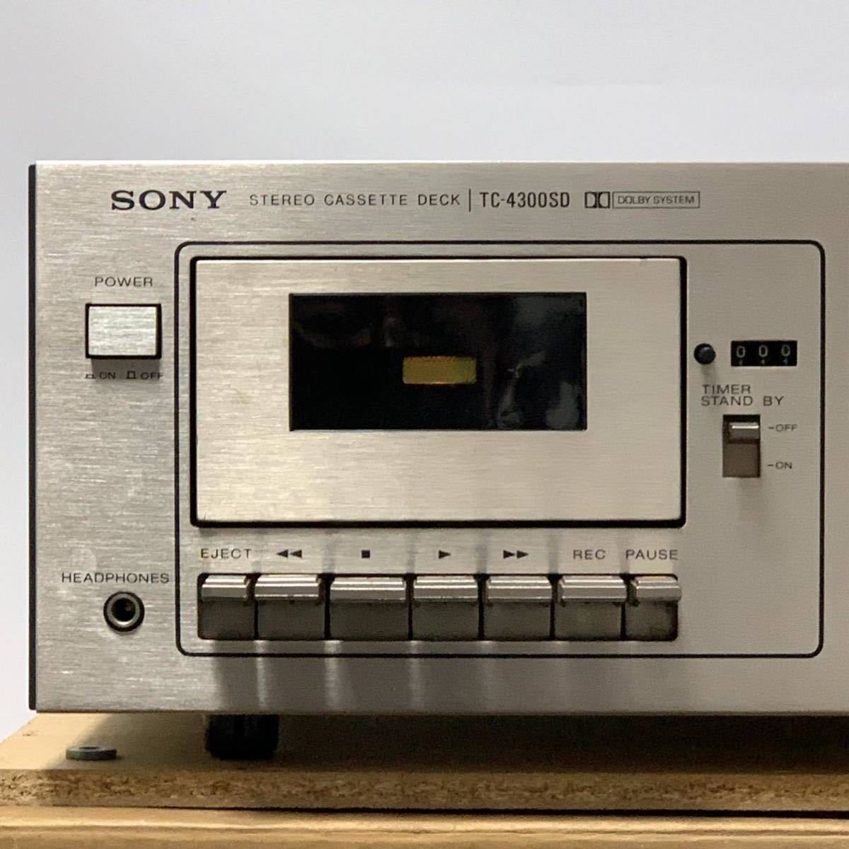 Yahoo!オークション - カセットデッキ SONY TC-4300SD 通電確認 ソニー
