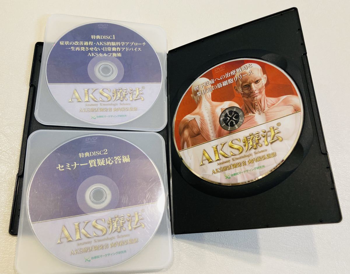 AKS療法 DVD 4枚組+梨状筋筋細胞リリース+AKSセルフ施術