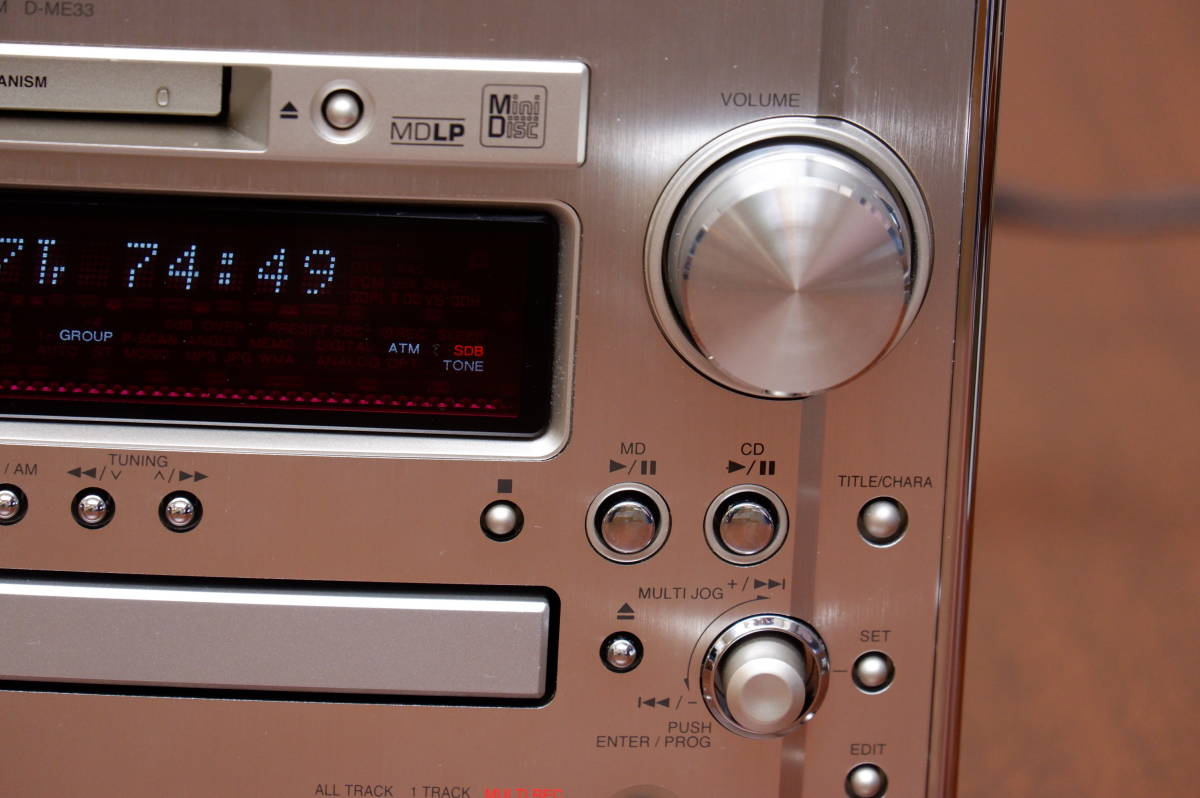 Yahoo!オークション - DENON D-ME33 CD/MD/TUNER/AMP ミニコンポ 極美