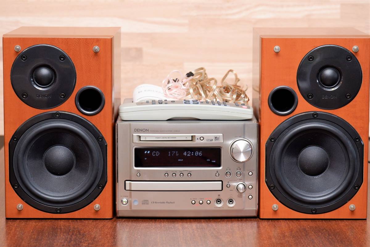 Yahoo!オークション - DENON D-MG33 CD/MD/TUNER/AMP ミニコンポ +スピ