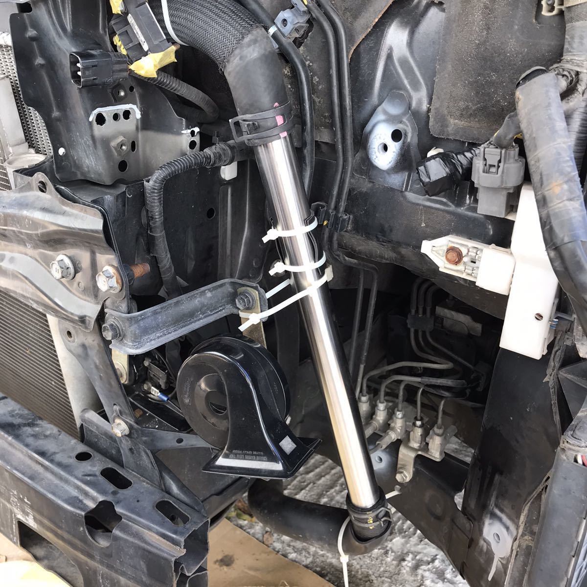 ハイエース 1型 2型用 フェイスチェンジ サブラジエータバイパス配管