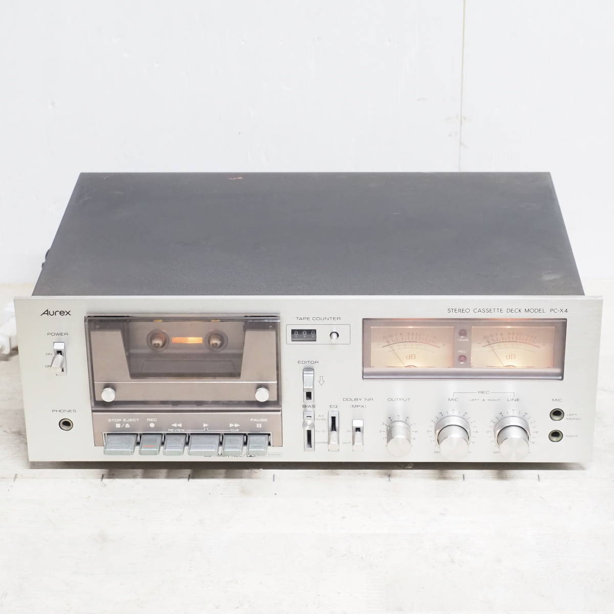 Yahoo!オークション - it) カセットデッキ PC-X4 Aurex ジャンク