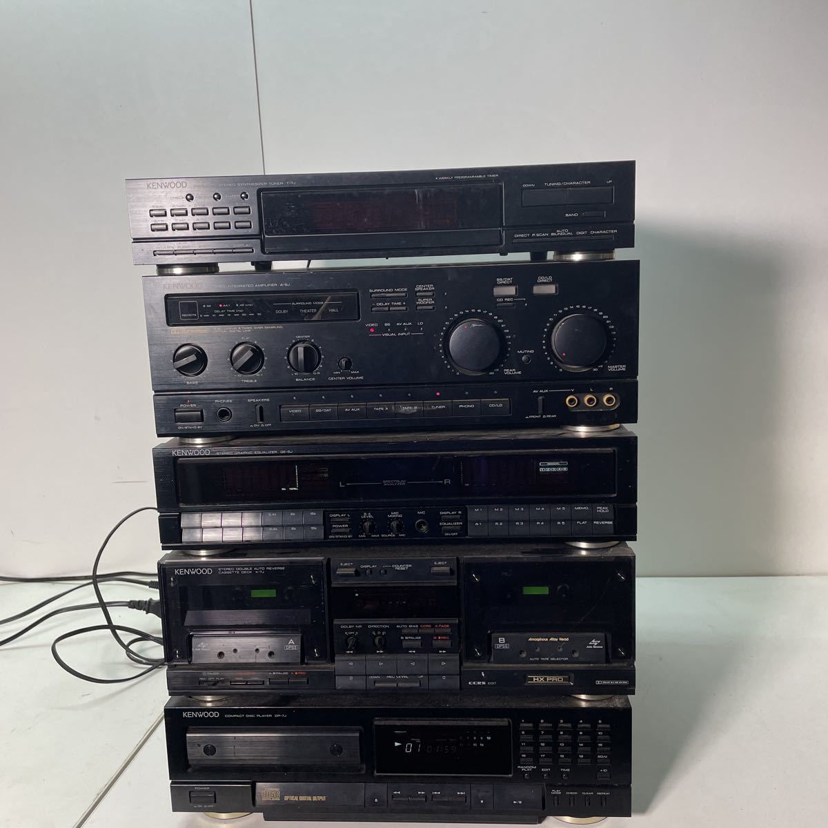 Yahoo!オークション - K0331-25 KENWOOD A-5J/アンプ X-7J/カセットGE-