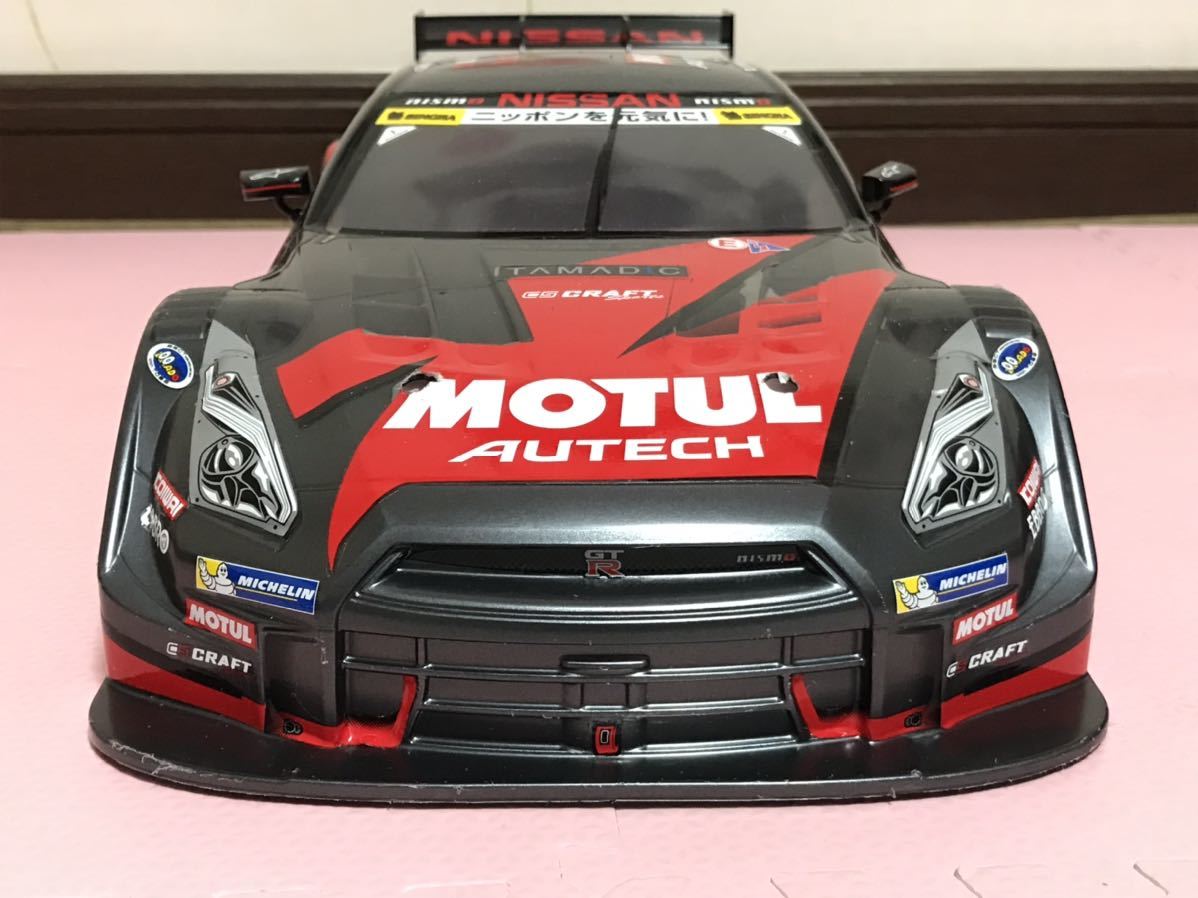 送料無料 1/10 日産 GT-R R35 モチュール オーテック レーシングカー