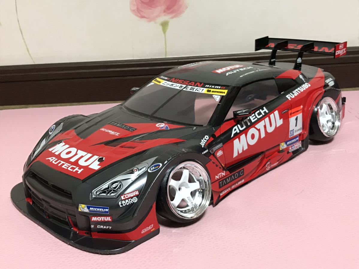 送料無料 1/10 日産 GT-R R35 モチュール オーテック レーシングカー