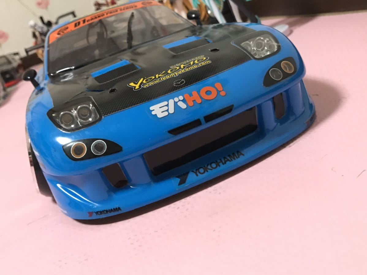 送料無料 1/10 マツダ RX-7 FD3S RE雨宮 ラジコン ボディ LED付き