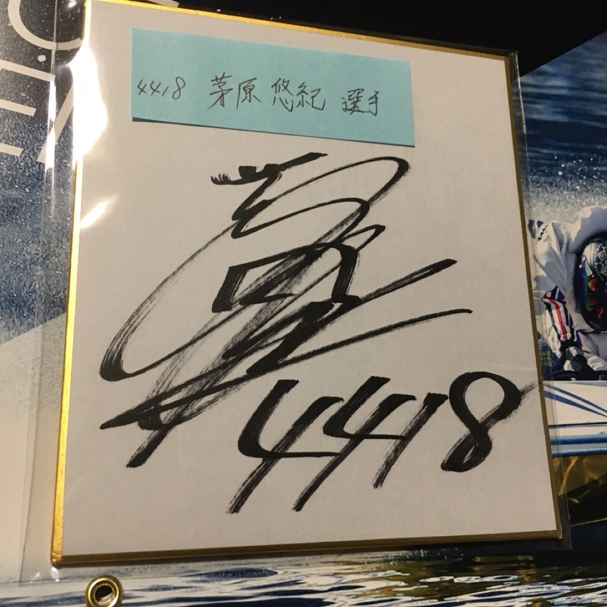 サイン入り 茅原悠紀 ペラ 62 サイン入り 茅原悠紀 ペラ 62 茅原悠紀