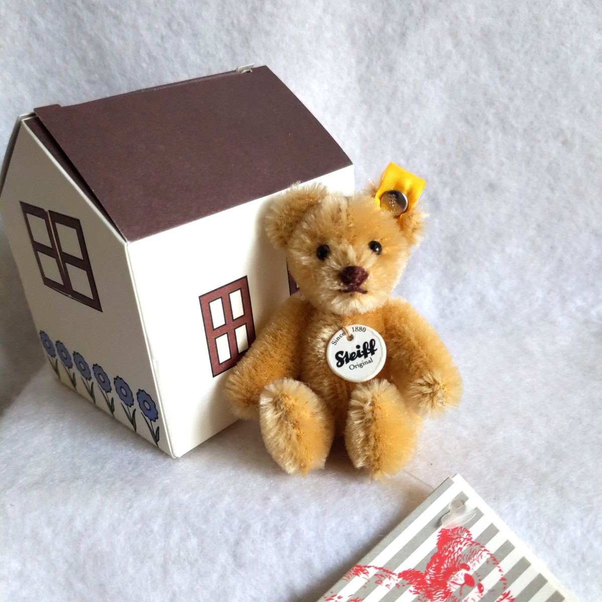 シュタイフ×ほぼ日 テディベアのキーリング【ビスケット】｜Yahoo