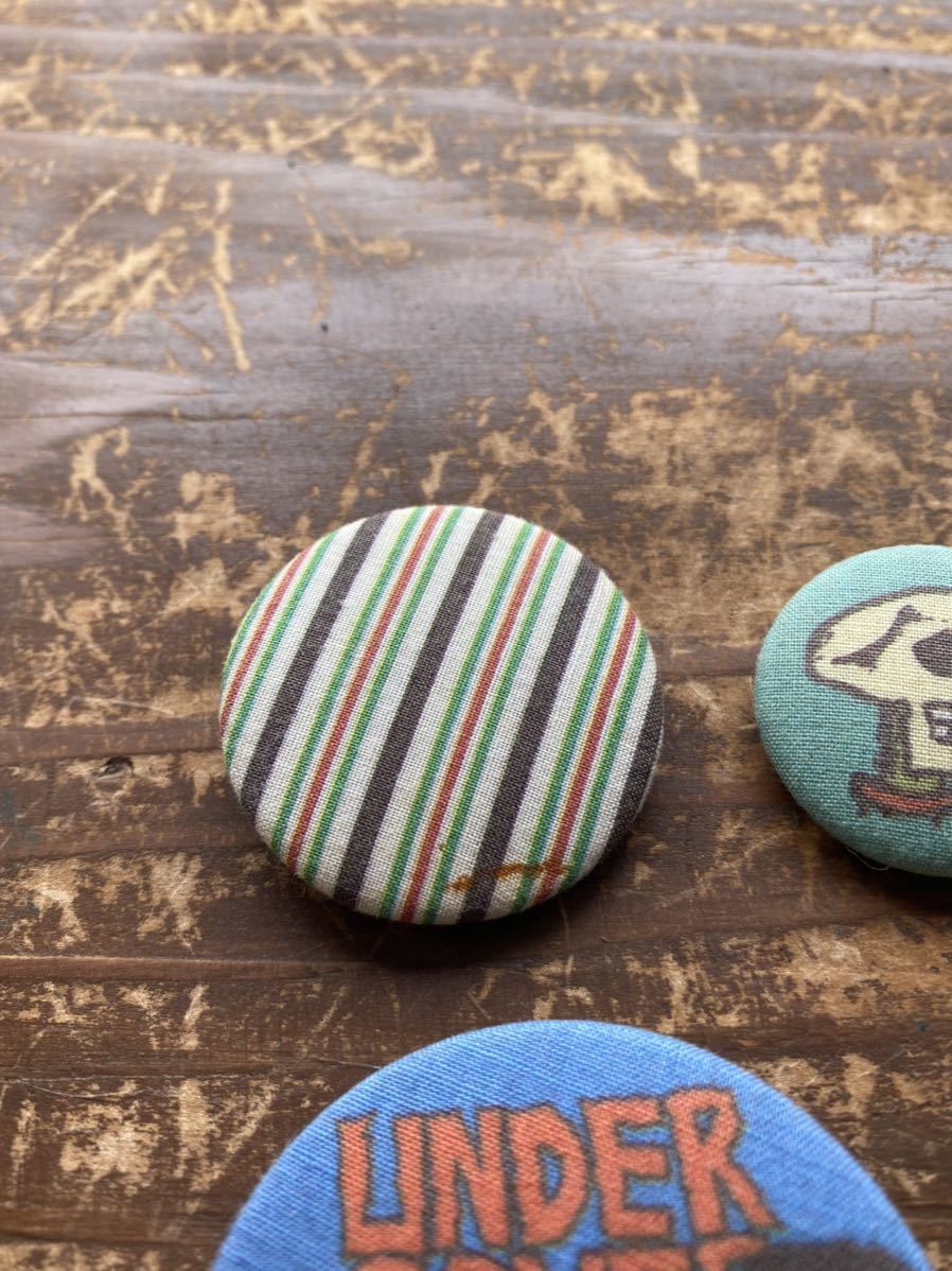 アンダーカバー UNDERCOVER 缶バッジ 布バッヂ BUT BEAUTIFUL期 5個