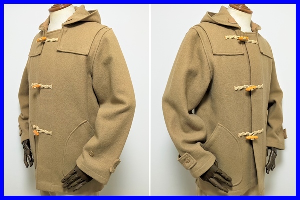 即決 稀少 良品 USA製 Schott ショット ショート丈 ダッフルコート