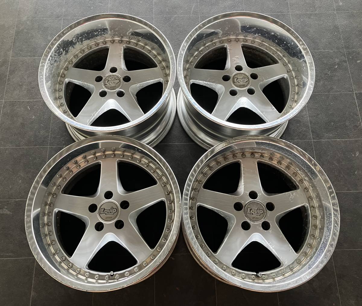 Yahoo!オークション - 希少 深リム WORK EQUIP 18インチ 9.5J/10.5J -2