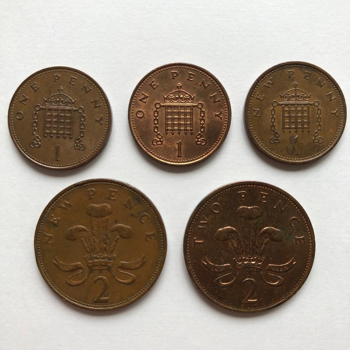 イギリス 旧硬貨 コイン 7種類15枚セット【おまとめ値引】即日発送