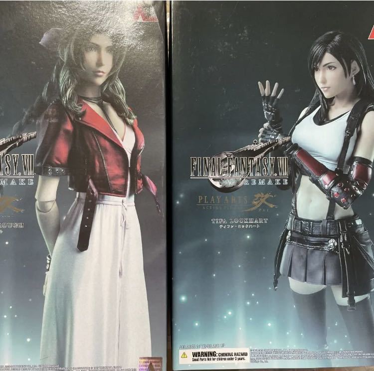 未開封】プレイアーツ改 エアリス ティファ ファイナルファンタジー7