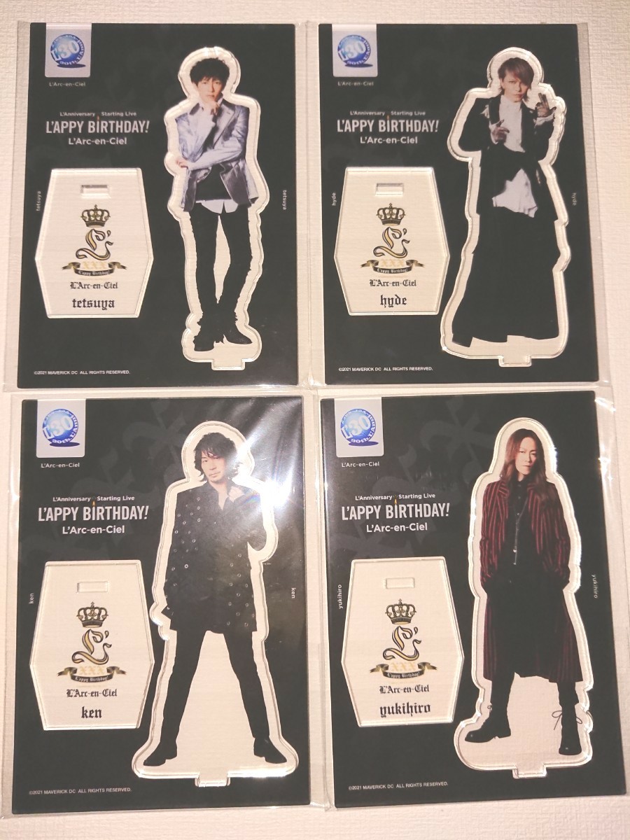 ラルク アクリルスタンドセット 30th L'Anniversary L'Arc～en～Ciel