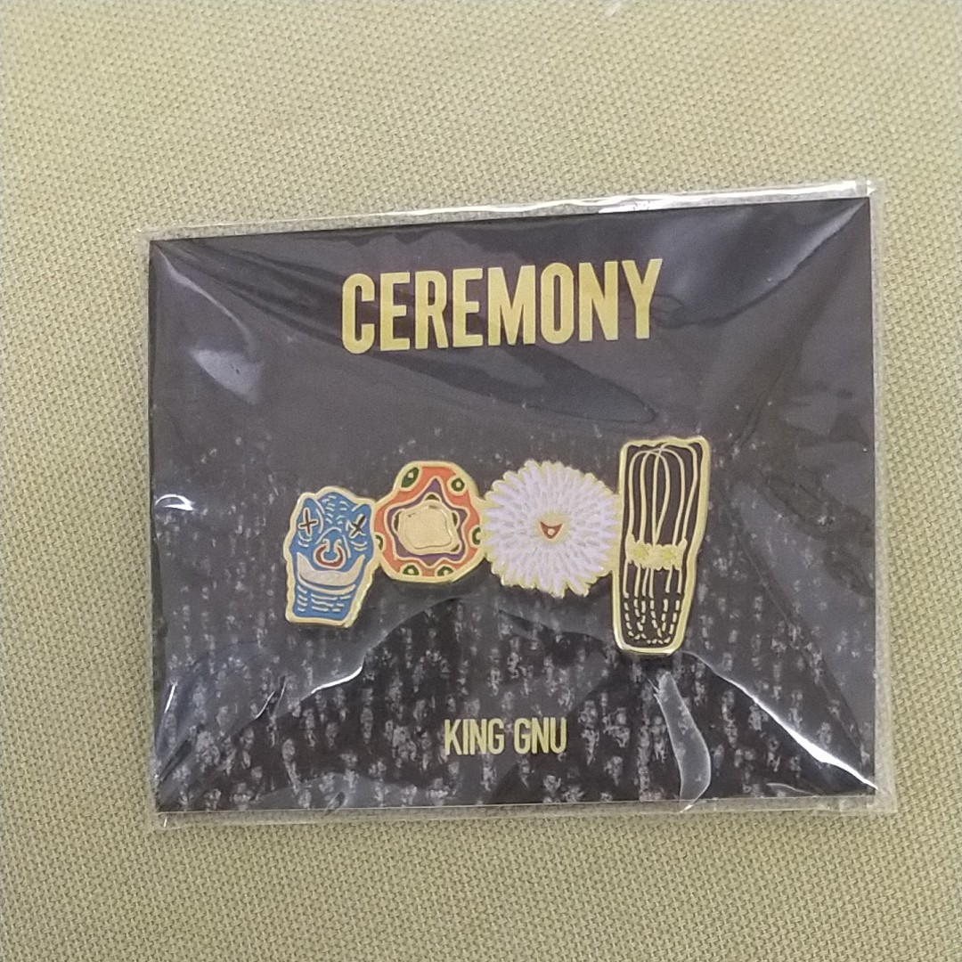 kinggnu ceremony ピンバッジ ライブ グッズ キングヌー live