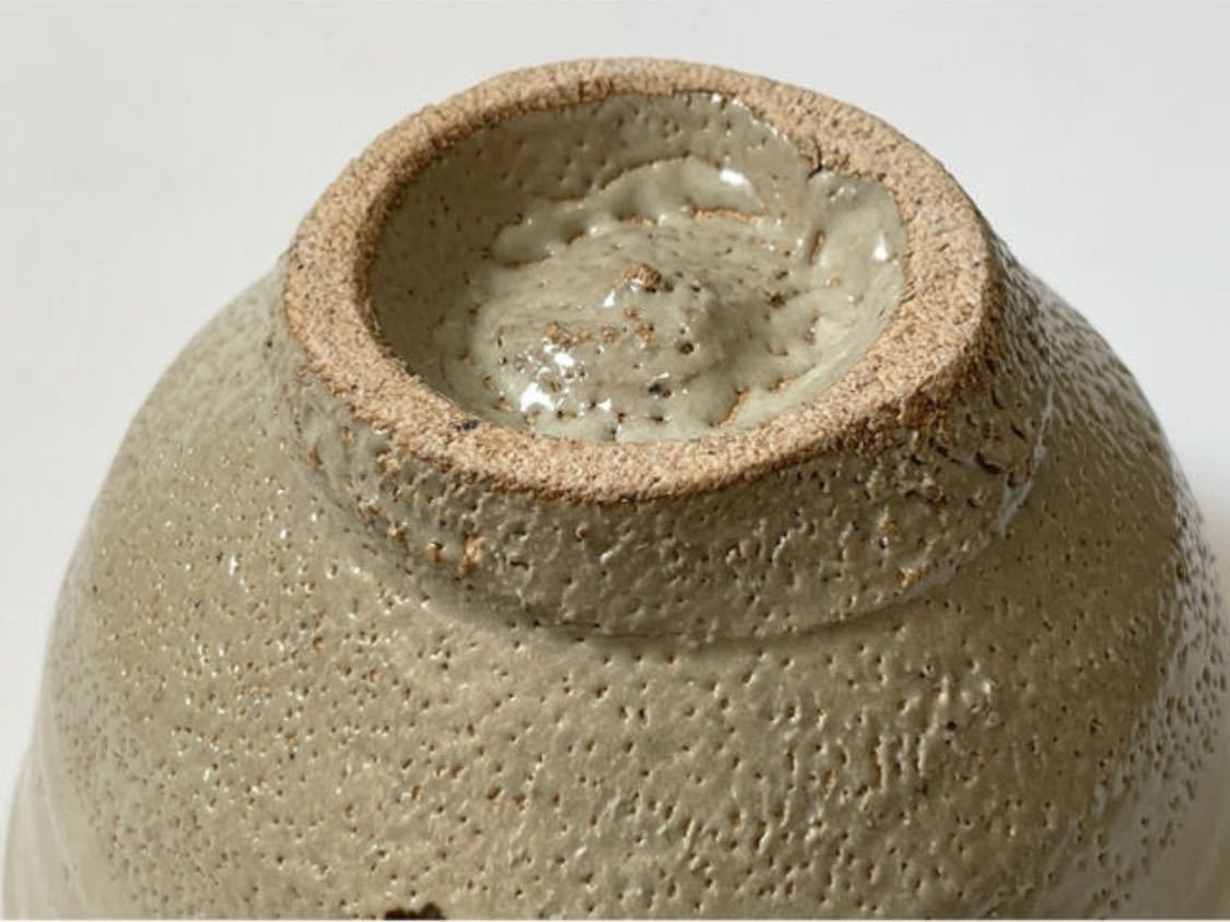 濱田庄司 浜田庄司 トウキビ文 茶碗 抹茶碗 本物保証 初窯の窯印あり