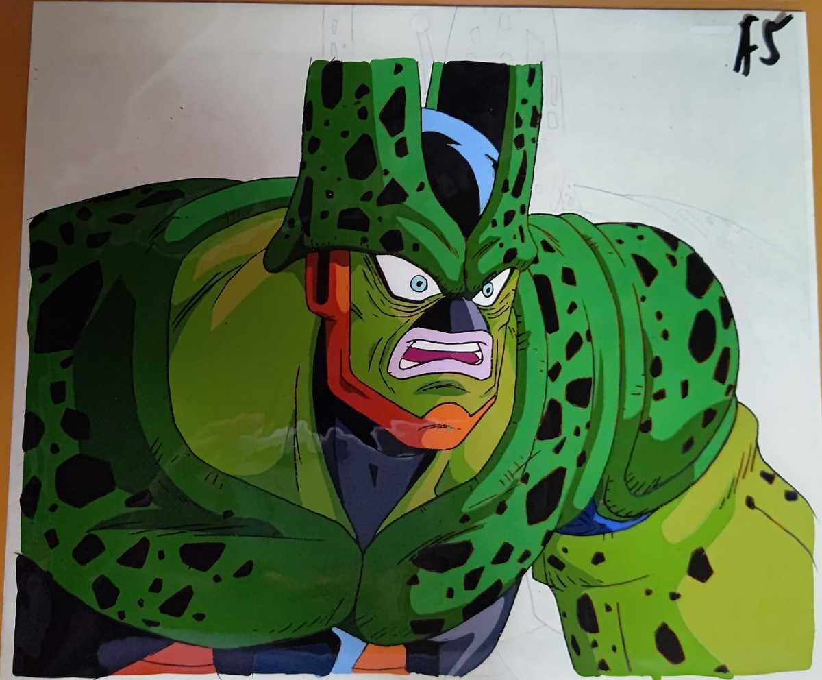 Yahoo!オークション - ドラゴンボールZ セル第二形態 セル画