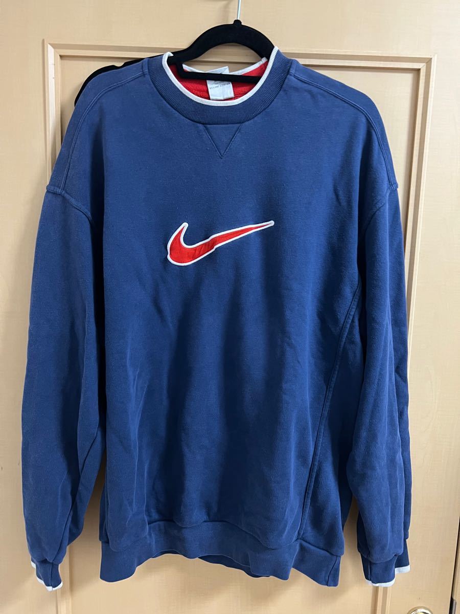 早い者勝ち 希少 古着90'sNIKE ナイキ スウェットトレーナー 刺繍