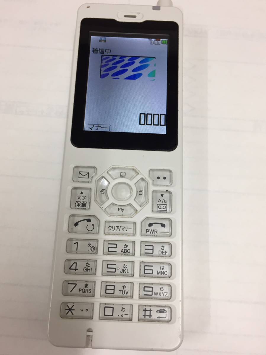 WX01JA(F)/日本無線/PHS/JRC/ホワイト/白ロム/構内PHS/完全初期化済