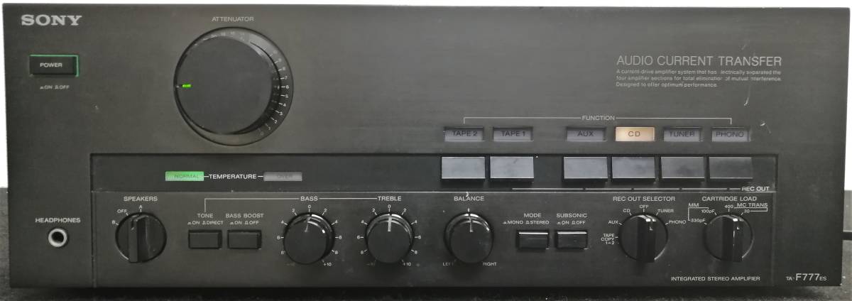 Yahoo!オークション - X139 SONY TA-F777ES プリメインアンプ ジャンク