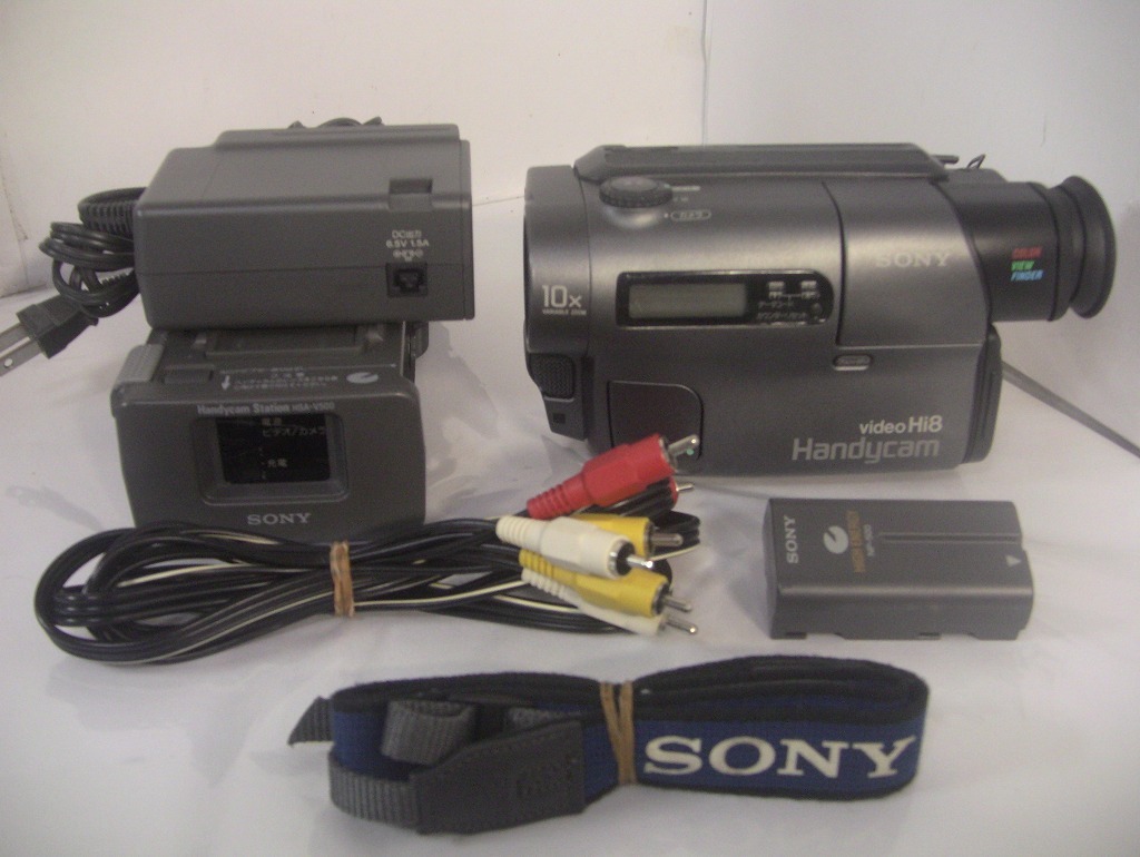 8mmテープ再生できます 【動作確認済み】 SONY Hi8ビデオカメラ CCD