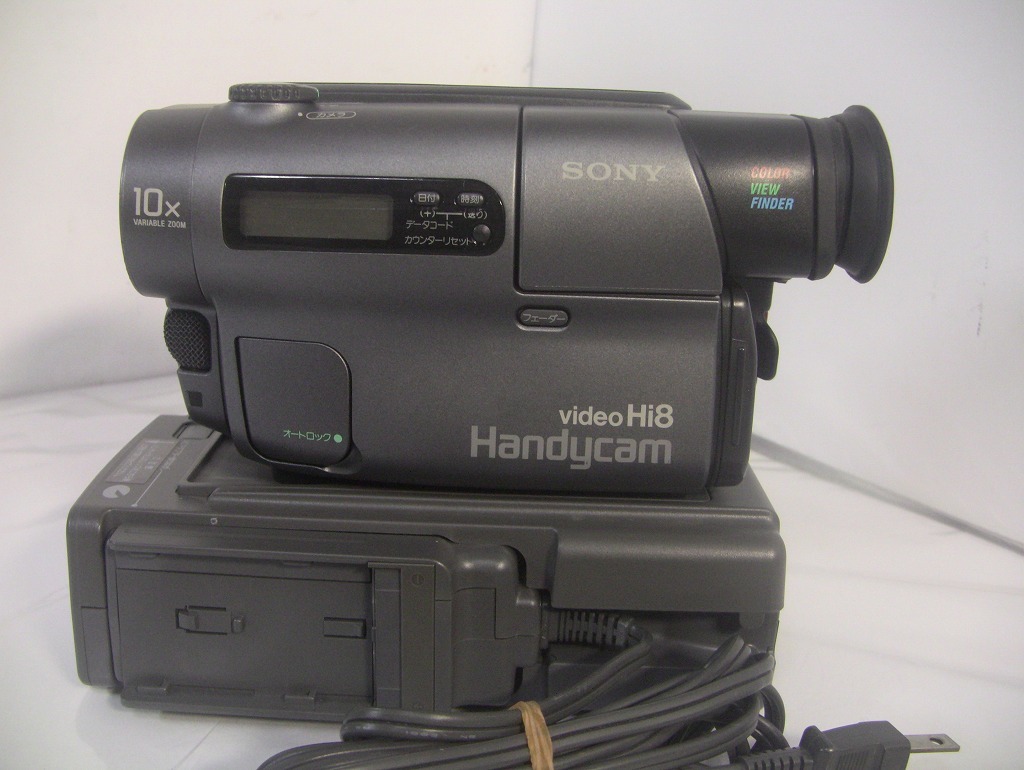 8mmテープ再生できます 【動作確認済み】 SONY Hi8ビデオカメラ CCD