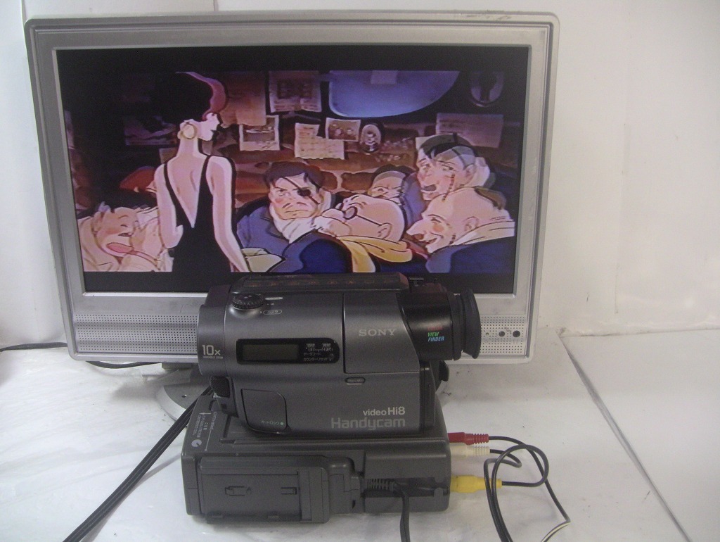 8mmテープ再生できます 【動作確認済み】 SONY Hi8ビデオカメラ CCD