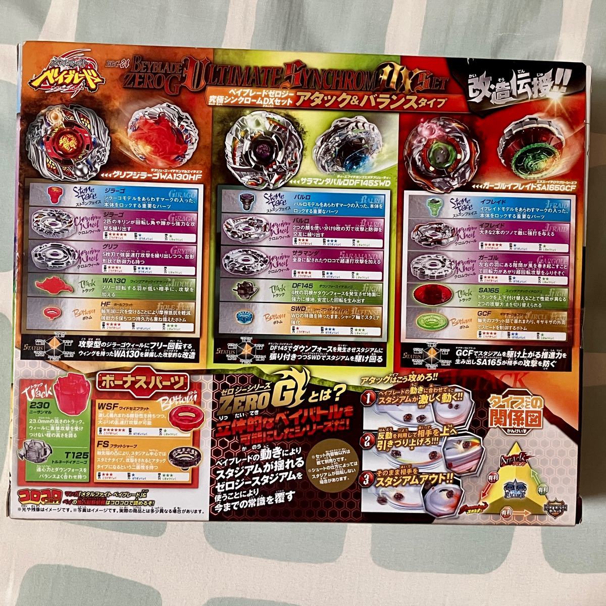 ベイブレードゼロジ― BBG-24 究極シンクロームDXセットアタック